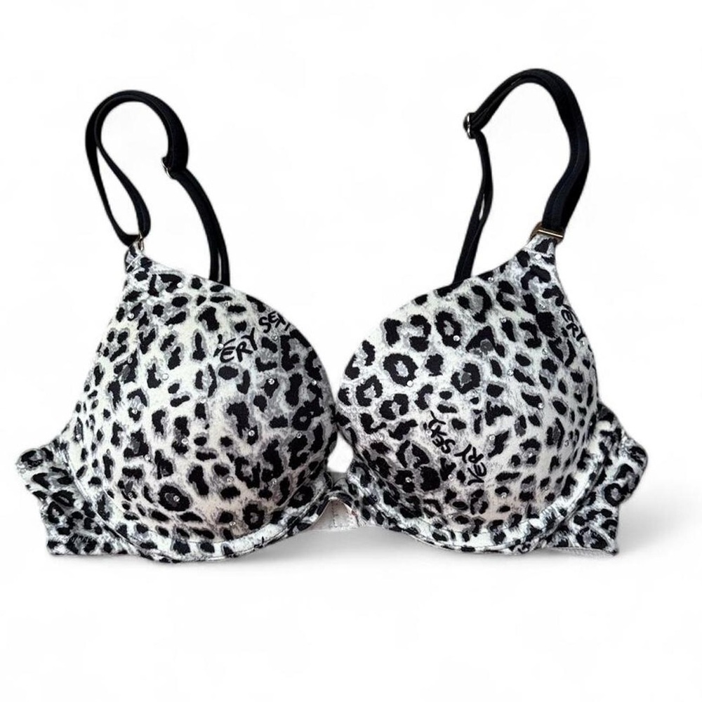 Victoria’s Secret Leopard Rhinestone Bra